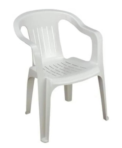 Silla Duna De Plástico Rojo, Azul, Blanco, Amarillo, Verde PDA025A-003