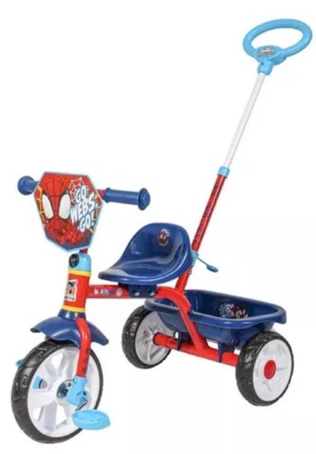 Triciclo Apache Spiderman Con Baston