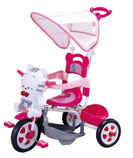 Triciclo Hello KItty Con Techo Trike 55