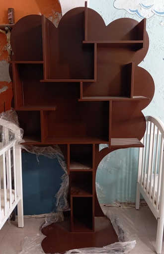 Juguetero De Madera Chocolate 