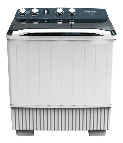 Lavadora Hisense 18kg Semiautomática 2Tinas WSA1803P
