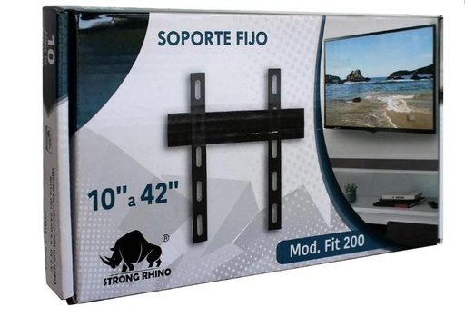 Soporte Fijo Para TV  10"- 42" Strong Rhino  FIT 200