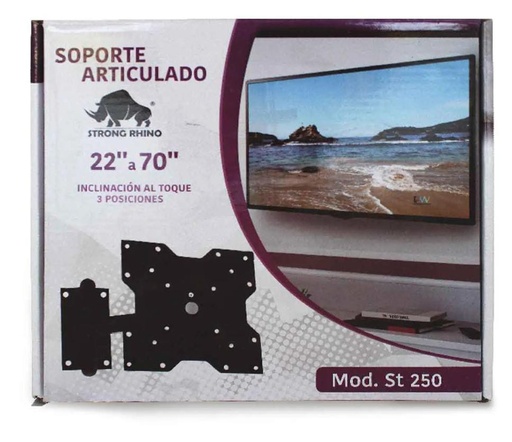 Soporte C/Movimiento Para TV 22"- 70" Strong Rhino  ST 250