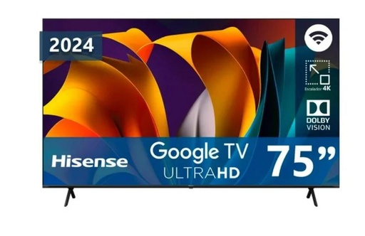Pantalla Hinsense 75" 75A6N